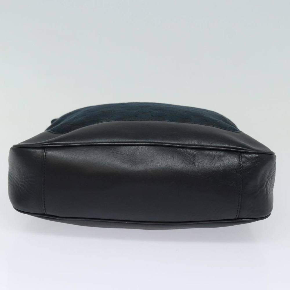 GUCCI Bamboo GG Canvas Hand Bag Black 001 4058 1705 Auth yk14057 - Picture 5 of 16